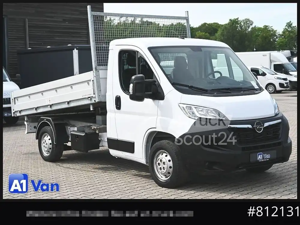 Offre Spéciale Fourgon personnaliséOPEL Movano Kipper,3,5Tonner, Klima, AHK, 3-Sitzer,