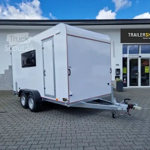 Prix Cassé Remorque à caissetrailershop Mobiler Werkstattcontainer / Büro