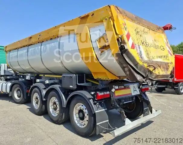 Meilleur Prix Semi-remorque benneSCHWARZMÜLLER 3-Achs Stahl Thermo Mulde isoliert Asphalt Lift