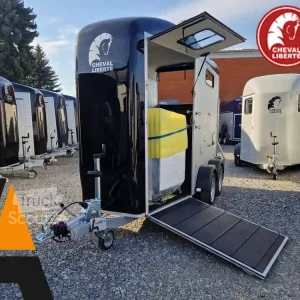 BétaillèreCheval Liberté Touring One single Horse Trailer Frontexit Pullman Promotion Saisonnière