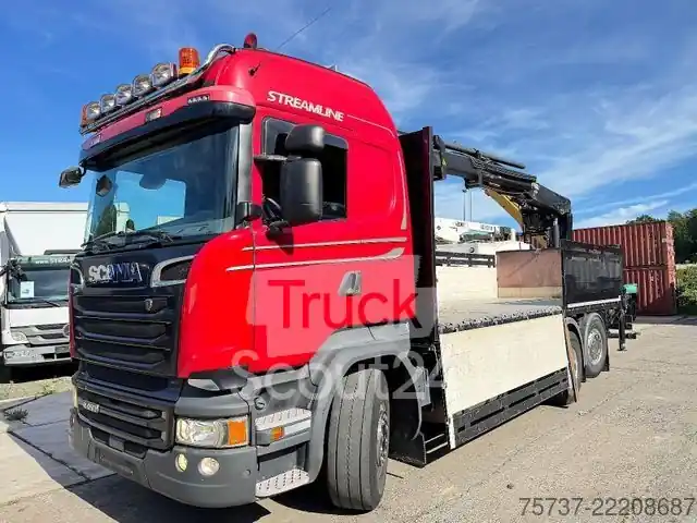 Bon Plan Camion plateauSCANIA R 450 6x2 + HIAB 166 K PRO KRAN