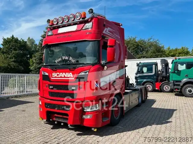 Tracteur routier standardSCANIA R450 SZM +PK58002 TEC7 Kran 6x2 Prix Promo