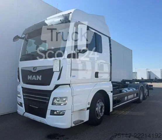 Promotion Saisonnière Camion porte-caisses amoviblesMAN TGX 26.470 LL 6x2 BDF AHK Liftachse