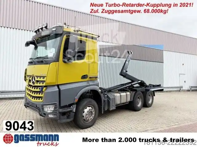 Camion benne à bras amovibleMercedes-Benz Arocs 3363 K 6x4, Grounder, Nouvel Arrivage