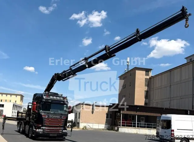Achat Immédiat Grue montée sur camionSCANIA R 580 V8, HIAB 211, Retarder, Standklima
