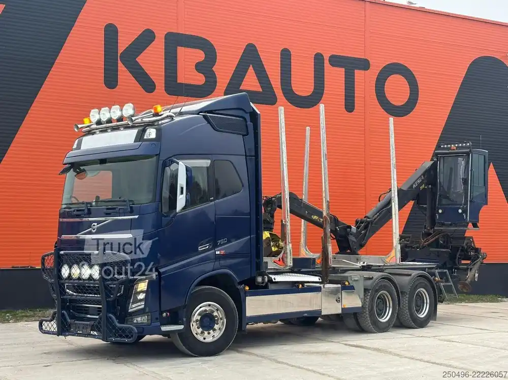 Top Vente Transporteur de grumesVolvo FH 16 750 6x4 KESLA 2110 / RETARDER