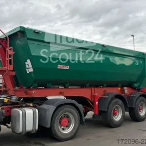 Semi-remorque benneKEMPF SKM 31/2 Kompaktmulde, Stahl, Lift, 2-Achs Livraison Express