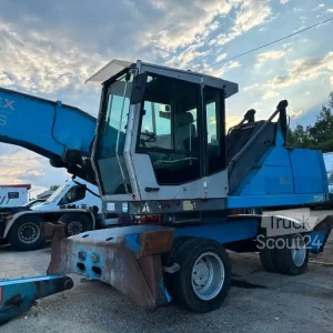Pelle sur pneusFUCHS MHL 331 Magnetanlage TEREX Satisfait Ou Remboursé