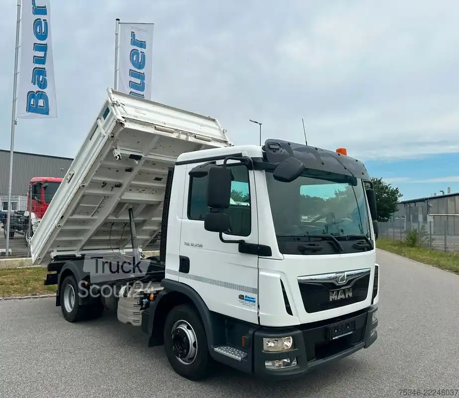 Bon Plan Camion-benne tricarMAN TGL 12.250/Meiller Kipper/Klima/NL 6,4 To./Euro6