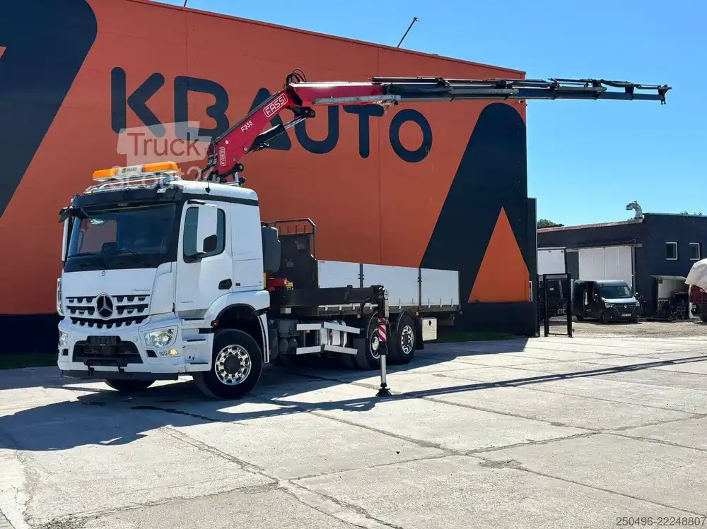 Nouveauté Corps ouvertMercedes-Benz Arocs 2532 6x2*4 FASSI F235A.2.26 / PLATFORM L=...