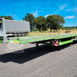 Remorque semi-plateforme de travailHRD SPLB2Z*fernst LenkA* ContainerVer* Seulement Aujourd'hui
