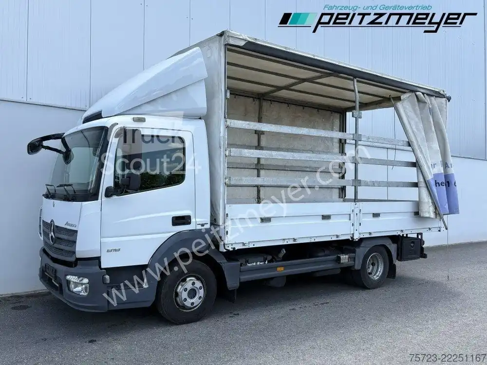 Retour Gratuit Camion bâchéMercedes-Benz Atego 818 L Pritsche 5,2 m Schiebepl.