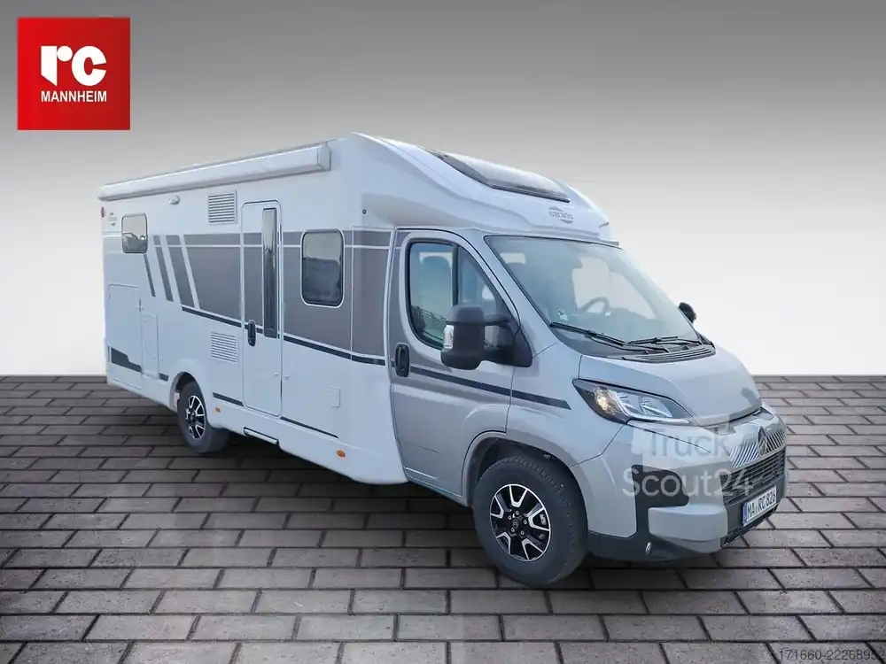 Paiement Sécurisé Camping-car semi-intégréCARADO pro+ T 457 Hubbett, SAT+TV, NAVI+RFK, COMBI 6E