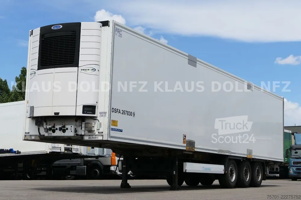 Vente Flash Semi-remorque frigorifiqueKRONE SD Kühlkoffer Carrier Liftachse Doppelstock