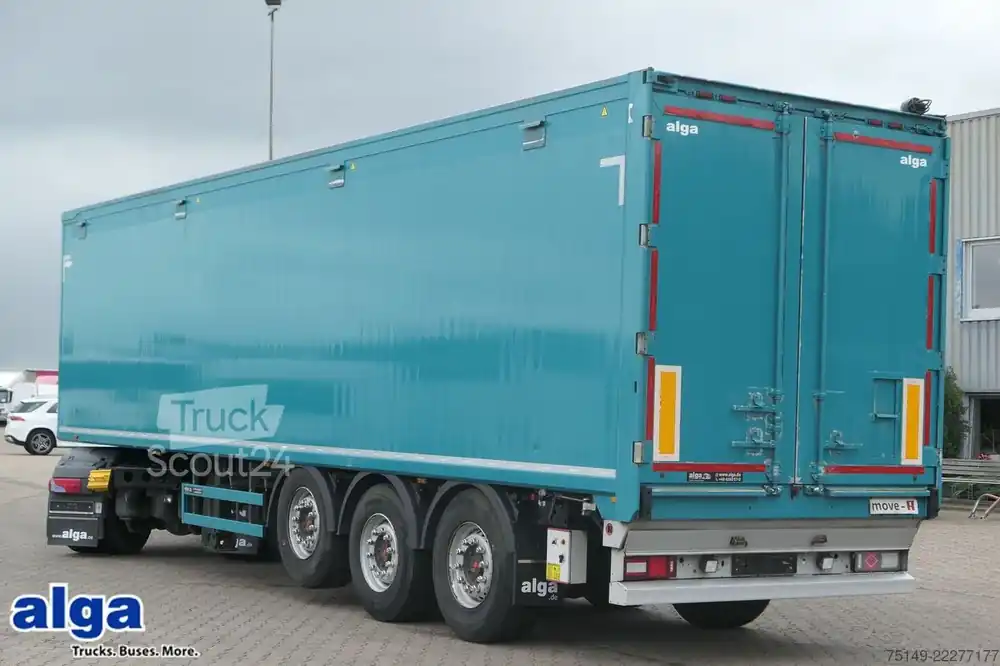 Semi-remorque à plancher roulantREISCH RSBS-3-10, 61m³, 6mm Boden, Funk, Luft-Lift, SAF Nouveauté