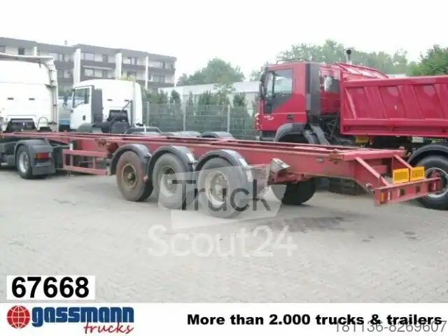 Jusqu'à Épuisement Des Stocks Semi-remorque à carrosserie interchangeable SAnh Container Chassis