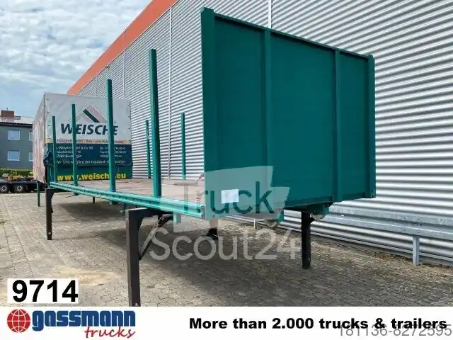 Meilleur Prix Camion porte-caisses amovibles Wechselpritsche mit Steckrungen