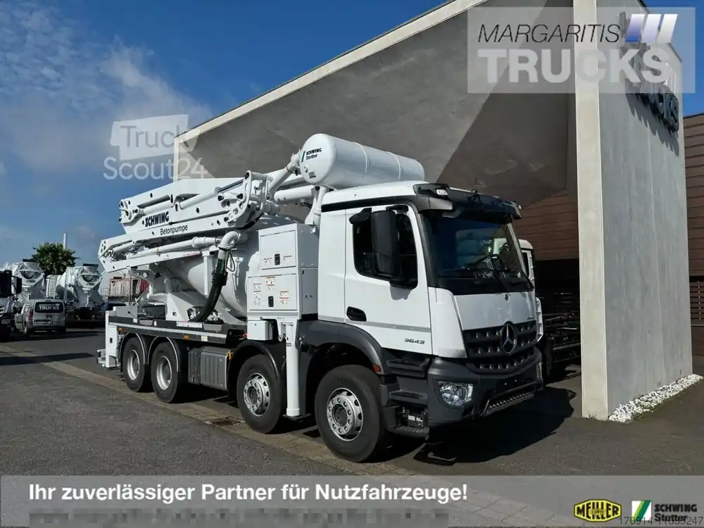Prix Promo Camion malaxeur à bétonMERCEDES-BENZ 3243B 8x4/Pumi FBP Stetter 26-4/7m3/125er