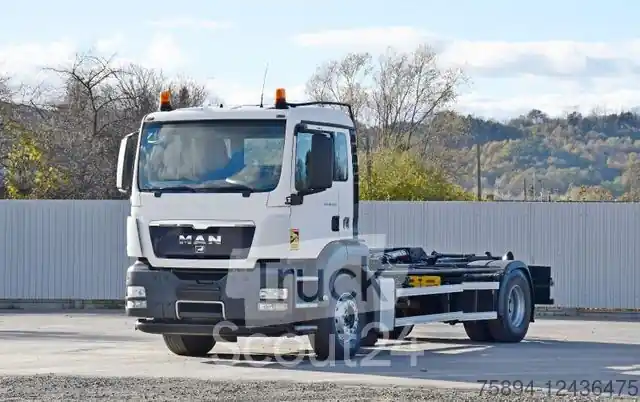 Promotion Saisonnière Camion benne à bras amovibleMAN TGS 18.320 Abrollkipper * Top Zustand!