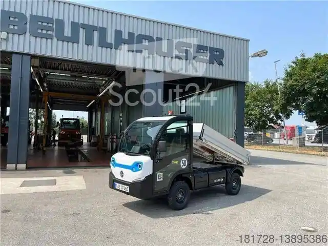 Promotion Saisonnière Fourgon compactGoupil Goupil G 4 Elektrofahrzeug Transporter zur Miete