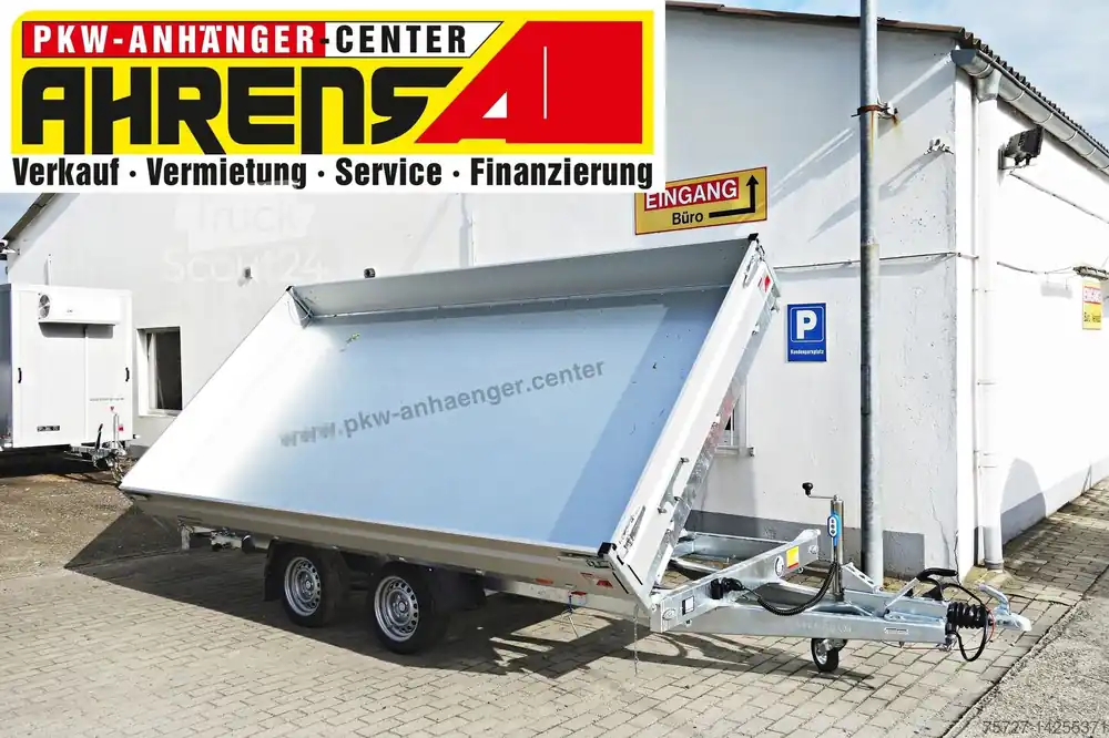 Authentique Benne trilaterialHapert HAPERT COBALT HM2 FERRO 3,5t 4x2m Auffahrschienen Stützen Dreiseitenkipper