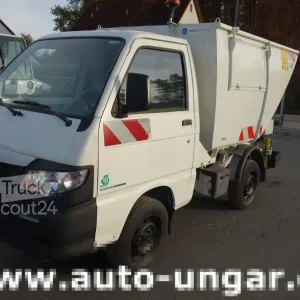 Camions à ordures/déchetsPiaggio Porter S90 Müllwagen IRIDE Tonnenlifter Kipper Kleinmüllwagen Zöller Mini Commander Maintenant