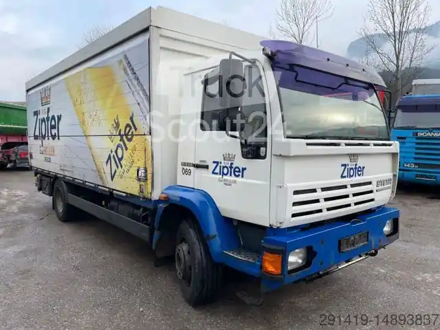 Authentique Camion de boissonsMAN Steyr 15S28 4x2 Euro 3 Getränkekoffer Lbw Bj 02