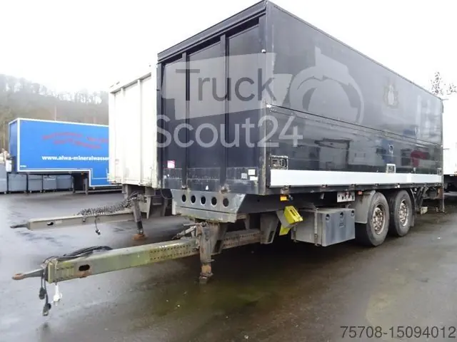 Paiement Sécurisé Remorque à boissons 7,3m Tandem Schwenkwand*2to LBW*18 Pal*Zertifika