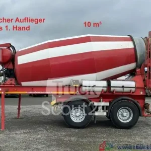 Acheter En Ligne Semi-remorqueKarrena 10 m³ Betonmischer / Concrete Mixer 1.Hd