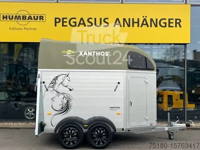 Soldes Remorque de transport de chevauxHUMBAUR Xanthos 2-Pferdeanhänger 2,4t. SK DS NEU