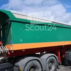 Promotion Saisonnière Semi-remorque à benne basculanteLANGENDORF SK 18/29 Alukastenmulde