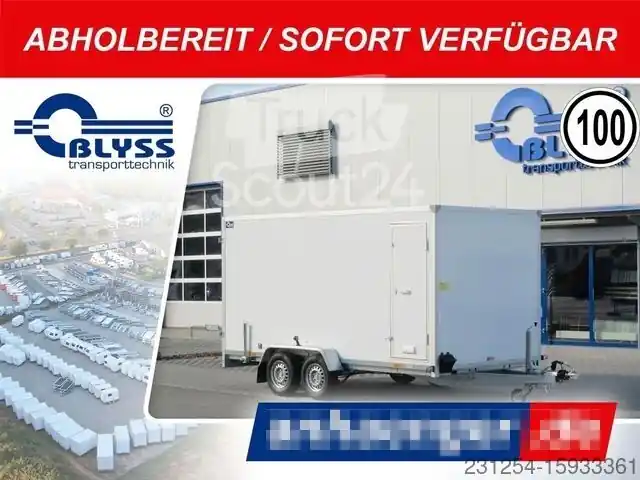 Meilleure Vente Remorque à caisseBLYSS F2741HTL Kofferanhänger 400x195x190cm 2700kgGG