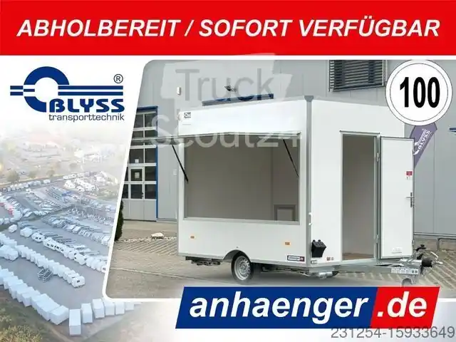 Remorque de venteBLYSS H13301HL Verkaufsanhänger 300x200x230cm Promotion