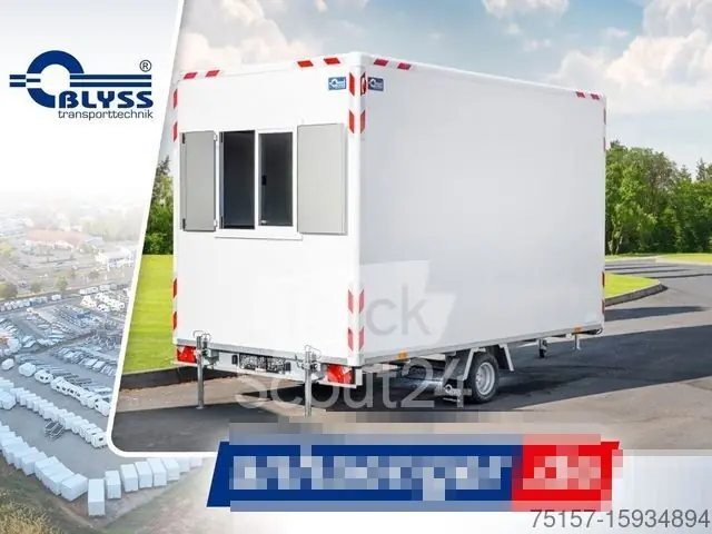 Meilleure Vente RemorqueBLYSS Mobiles Sanitätsbüro 370x210x230cm 1300kgGG