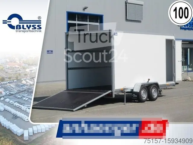 Remorque à caisseBLYSS Kofferanhänger 400x200x190cm Anhänger 2700kg GG Petit Prix