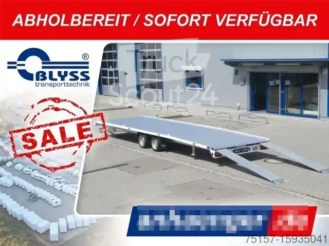Remorque porte-voituresBLYSS Fahrzeugtransporter 800x205cm Anhänger 3500kgGG Jusqu'à Épuisement Des Stocks