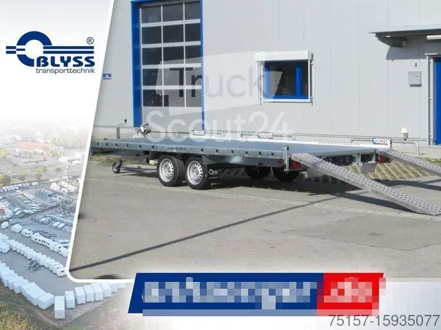 Remorque porte-voituresBLYSS Multitransporter 460x212x4cm Anhänger 3000kg GG Promotion