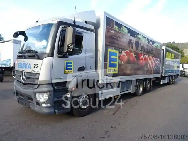 Affaire À Saisir Camion frigorifiqueMERCEDES-BENZ 2540 Antos*Durchladbar*Frigoblock*2x LBW*kpl Zug