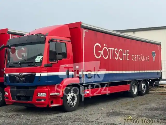Camion de boissonsMAN TGM 26.340 L / LBW / 2xAHK / LENKACHSE / 22 PAL Promotion Saisonnière