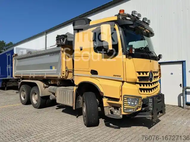 Certifié Camion benneMERCEDES-BENZ 3358 K Bordmatik Klima Heizung Navi Retarder TRK