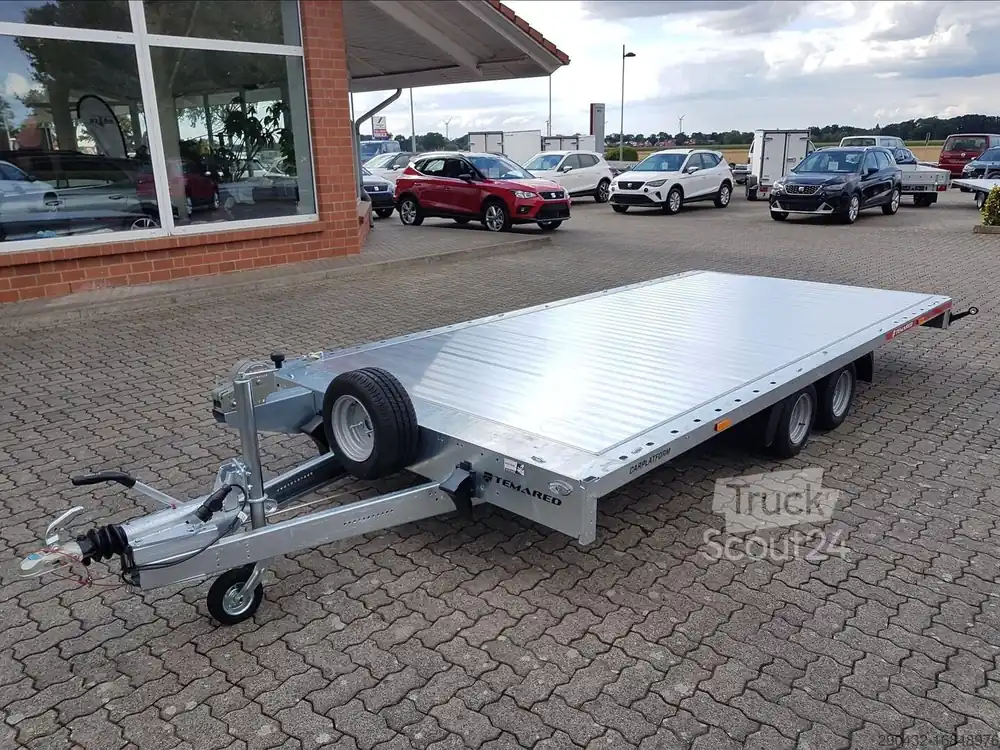 Meilleur Prix Remorque porte-voituresTEMA Temared Carplatform 4521/2 S Alu 3,0t 3.000kg P...