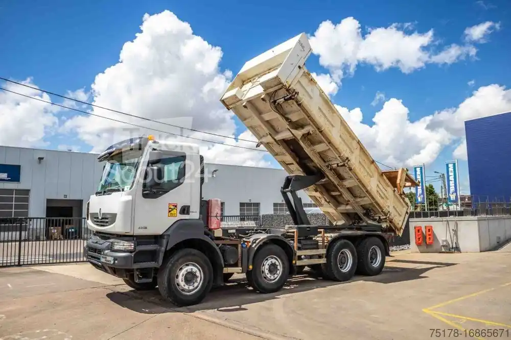Populaire BenneRENAULT KERAX 430DXI+E5+BIBENNE+REMORQUANT