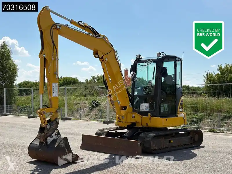 Mini pelle Komatsu PC55MR-5 PC55 MR5E0 occasion Jusqu'à Épuisement Des Stocks