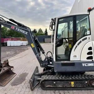 Mini pelle Terex TC 35 mit 3 Löffel occasion Seulement Aujourd'hui
