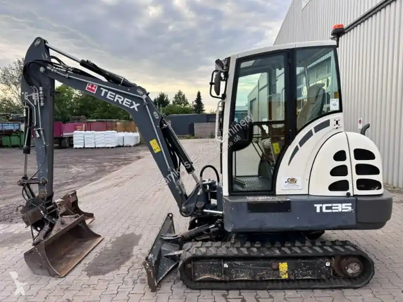 Mini pelle Terex TC 35 mit 3 Löffel occasion Seulement Aujourd'hui