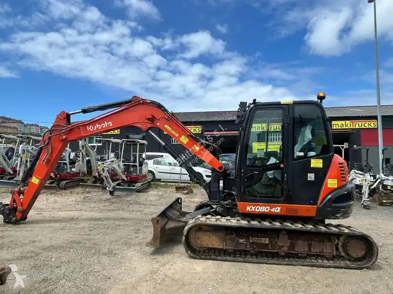 Mini pelle Kubota kx80-4a occasion Expédié Aujourd'hui