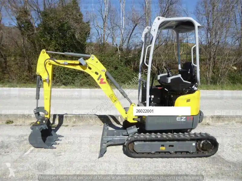 Prix Cassé Mini pelle Wacker Neuson EZ17 occasion