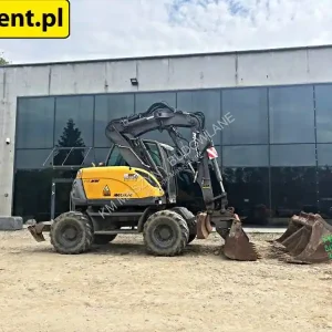 Marque Pelle sur pneus Mecalac 714 MW KOPARKA KOŁOWA 2012r. MECALAC 12 MTX MXT 15 9 11 VOLVO 140 JCB 145 CAT 313 LIEBHERR 910 914 occasion