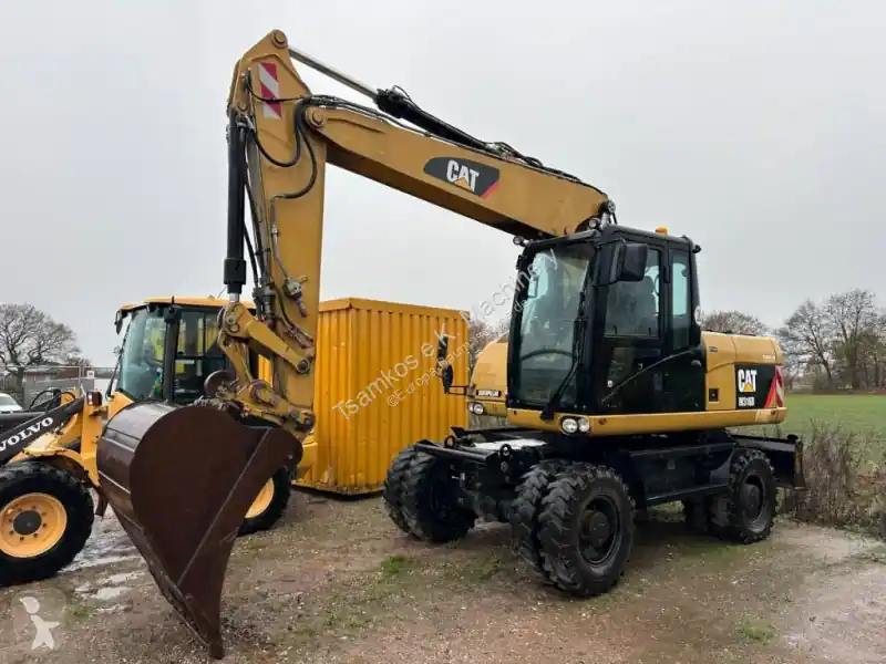 Pelle sur pneus Caterpillar M316 D full Hydr. Top Zustand German machine ! occasion Acheter Direct