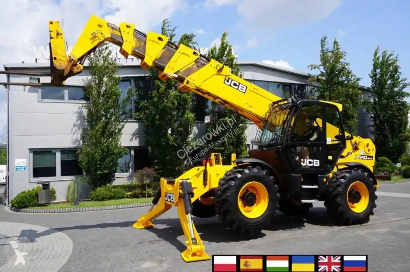 Chargeuse sur pneus JCB 540-200 Telescopic Loader / 20 m reach / joystick Gazoil occasion Solde